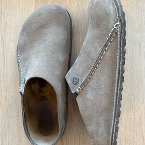 Birkenstock Tan Suede Loafers